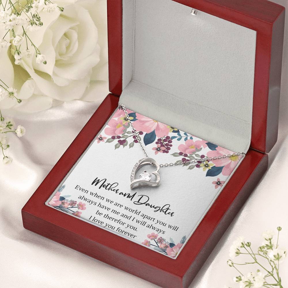 Mom And Daughter Necklace Mother Daughter Jewelry Mother Daughter Mother Daughter Necklace Mother & Daughter Gifts 1 Forever Love Necklace