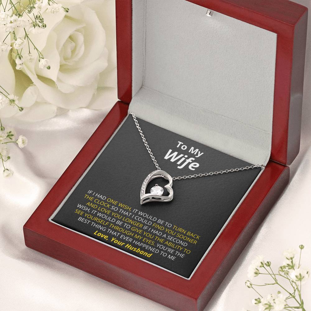 Love Necklace Perfect As Gift For Your Wife Forever Love Necklace