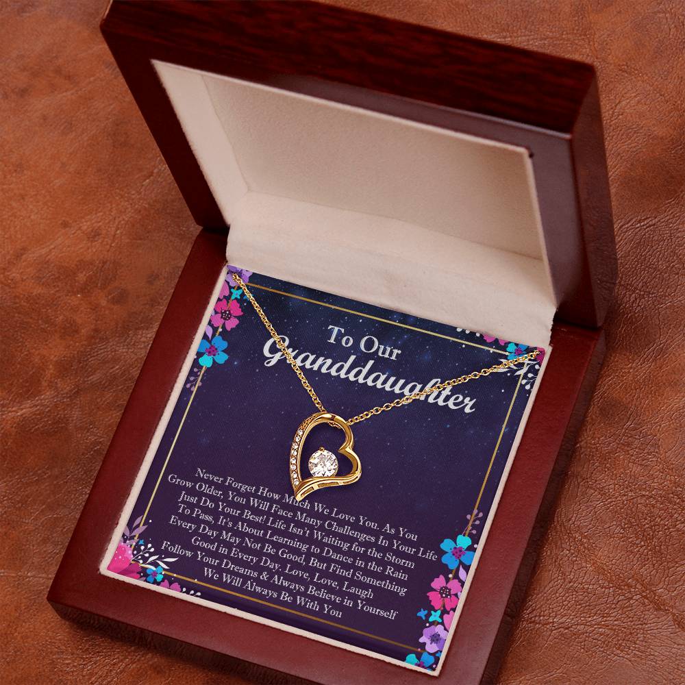To Our Granddaughter Forever Love Forever Love Necklace