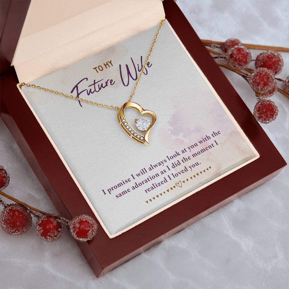 To My Future Wife 925 Sterling Silver Pendant 1 Forever Love Necklace