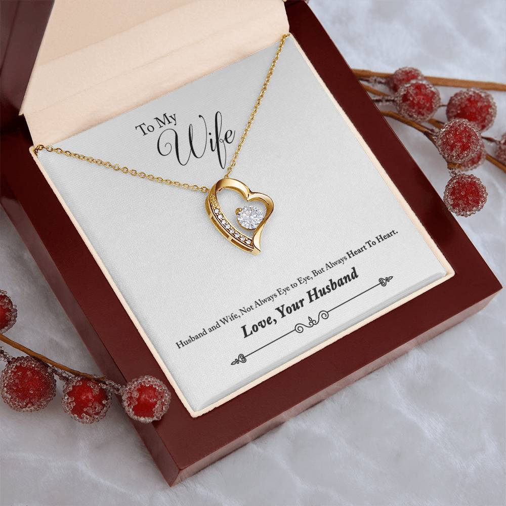 To My Wife Dazzling 1 Forever Love Necklace