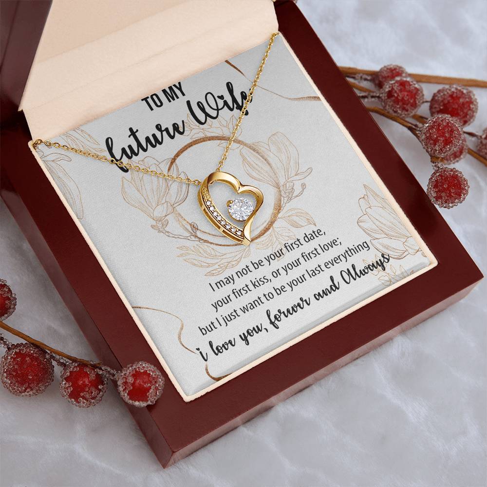Future Wife Necklace Necklace For Girlfriend Necklace For Future Wife Future Wife Gift To My Future Wife Necklace Girlfriend Jewelry Forever Love Necklace