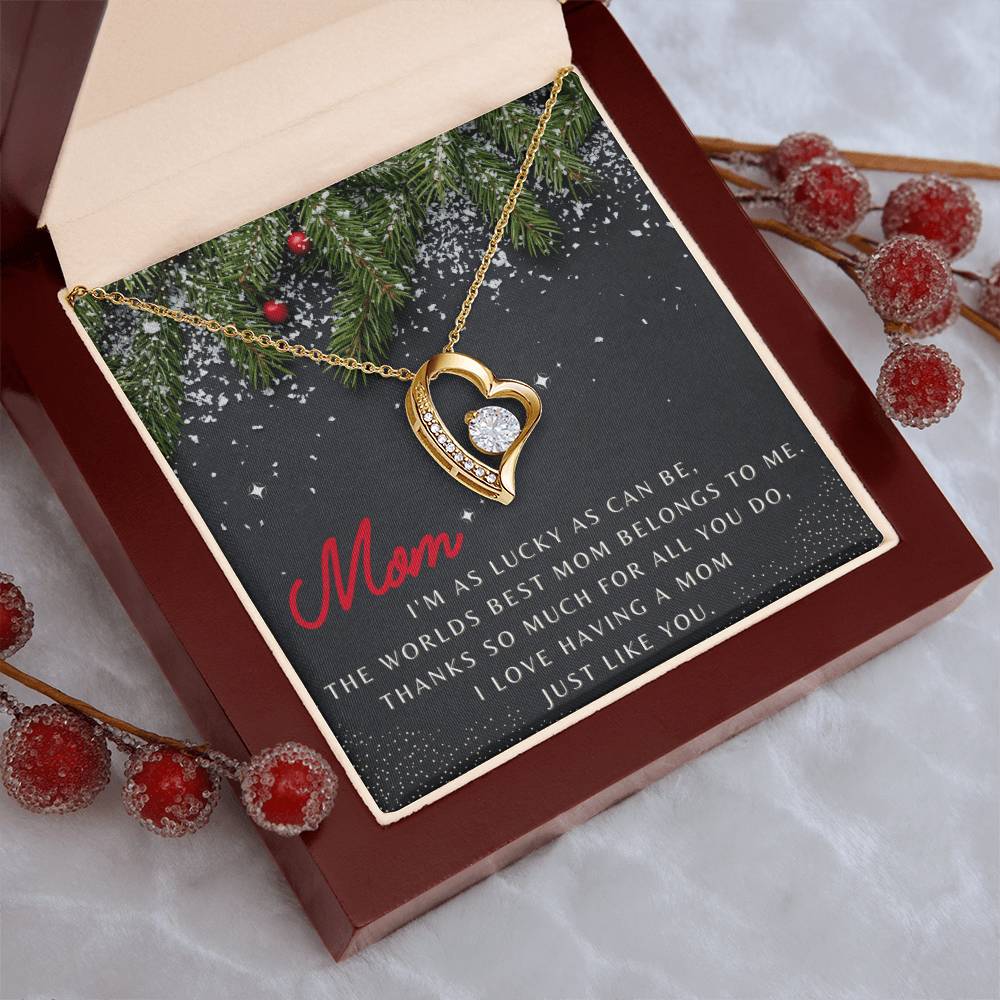 Mom Poem 💕 Odyssey Allure Necklace Gift Forever Love Necklace