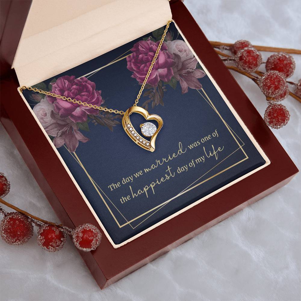 The Day We Married Forever Love Necklace
