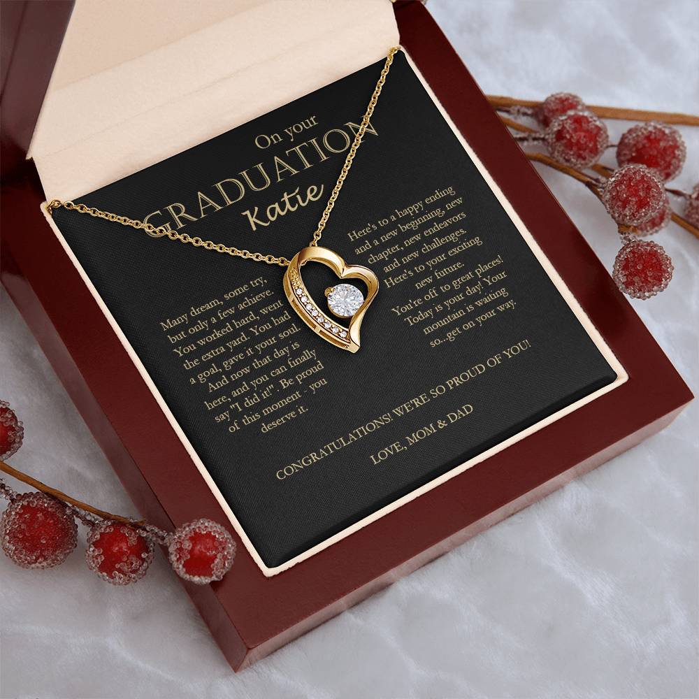 On Your Graduation Katie Forever Necklace 1 Forever Love Necklace