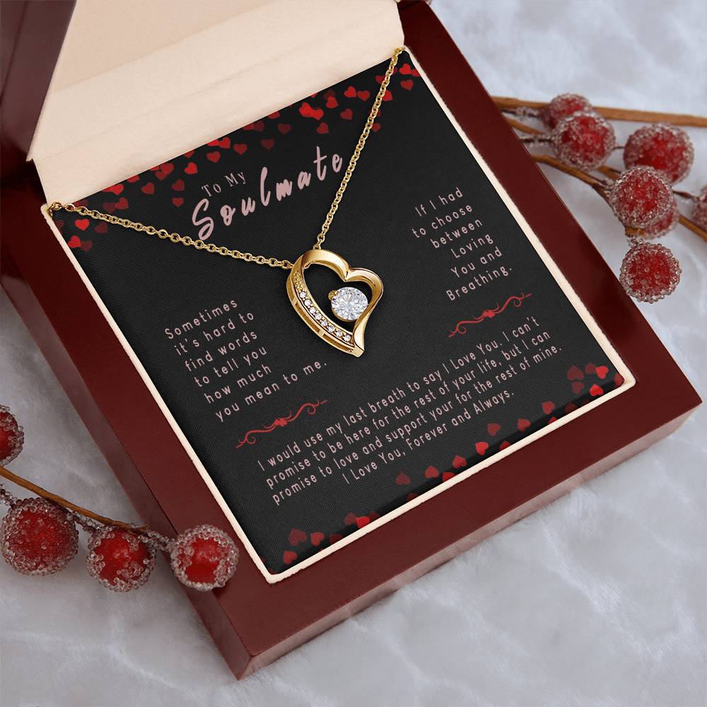 Forever Love Necklace -  I Love You Always Forever Love Necklace