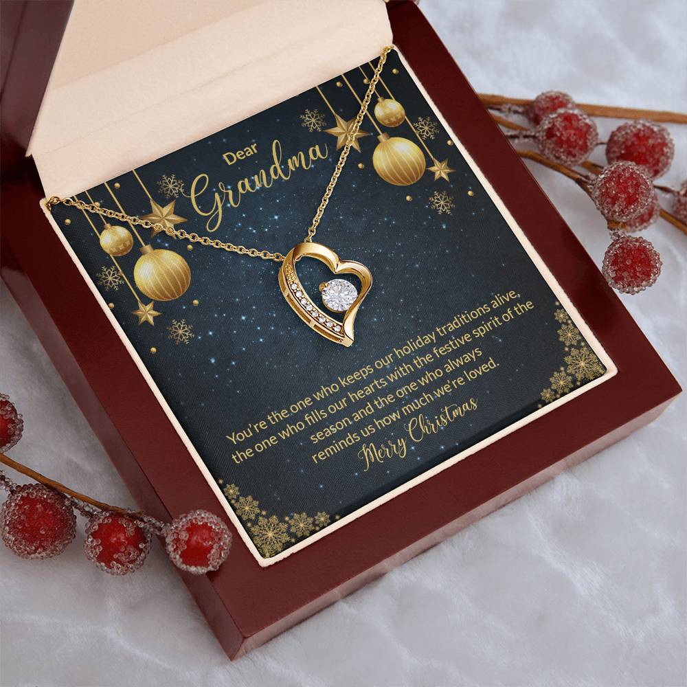 Gift For Grandma Grandma Necklace Love Necklace Nana Mama Christmas Gift For Her Forever Love Necklace