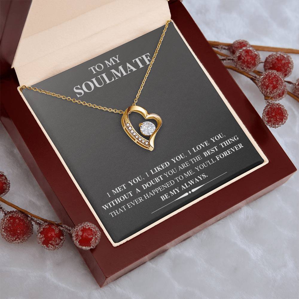 To My Soulmate - Forever Love Necklace 1 Forever Love Necklace