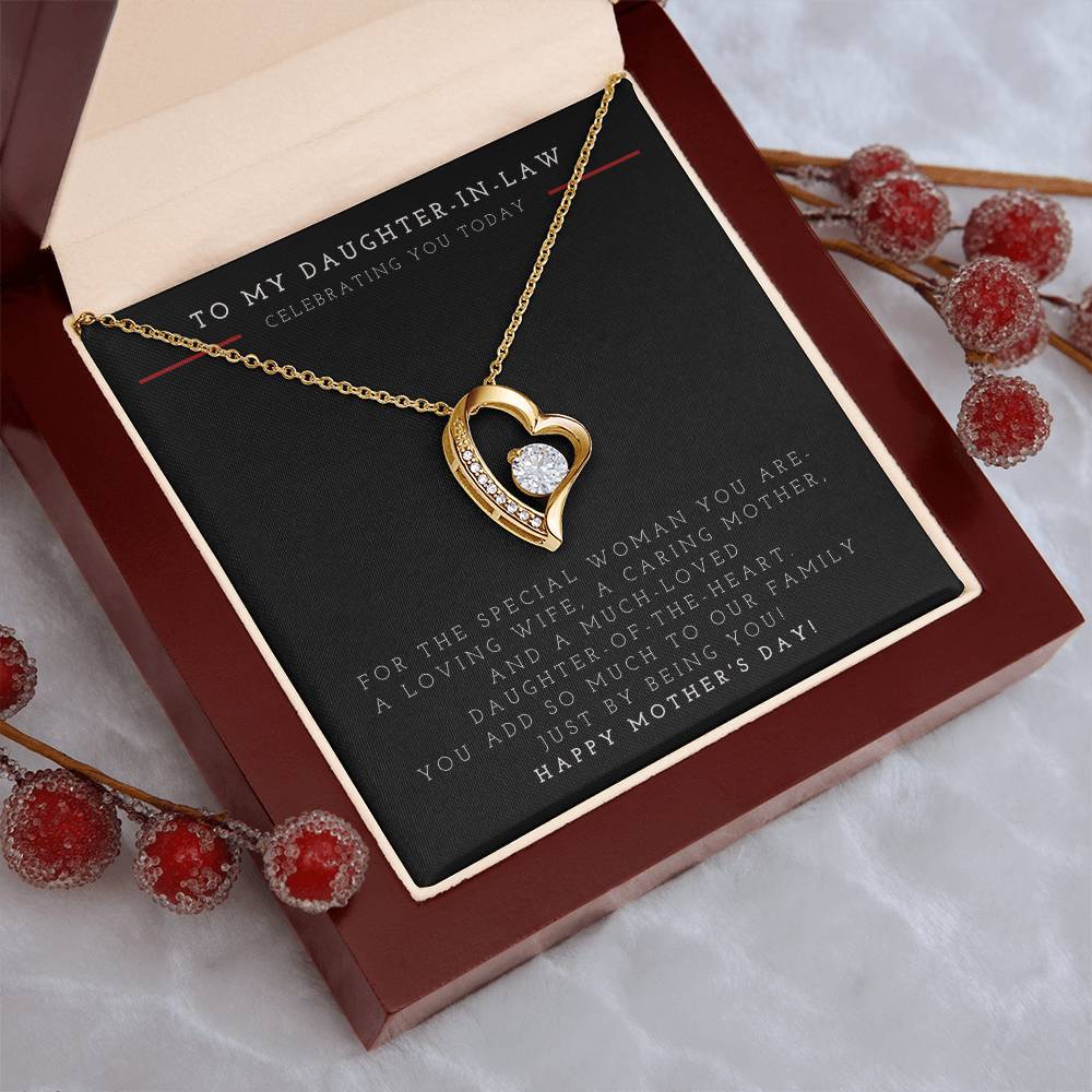 To My Daughteroftheheart 1 Forever Love Necklace