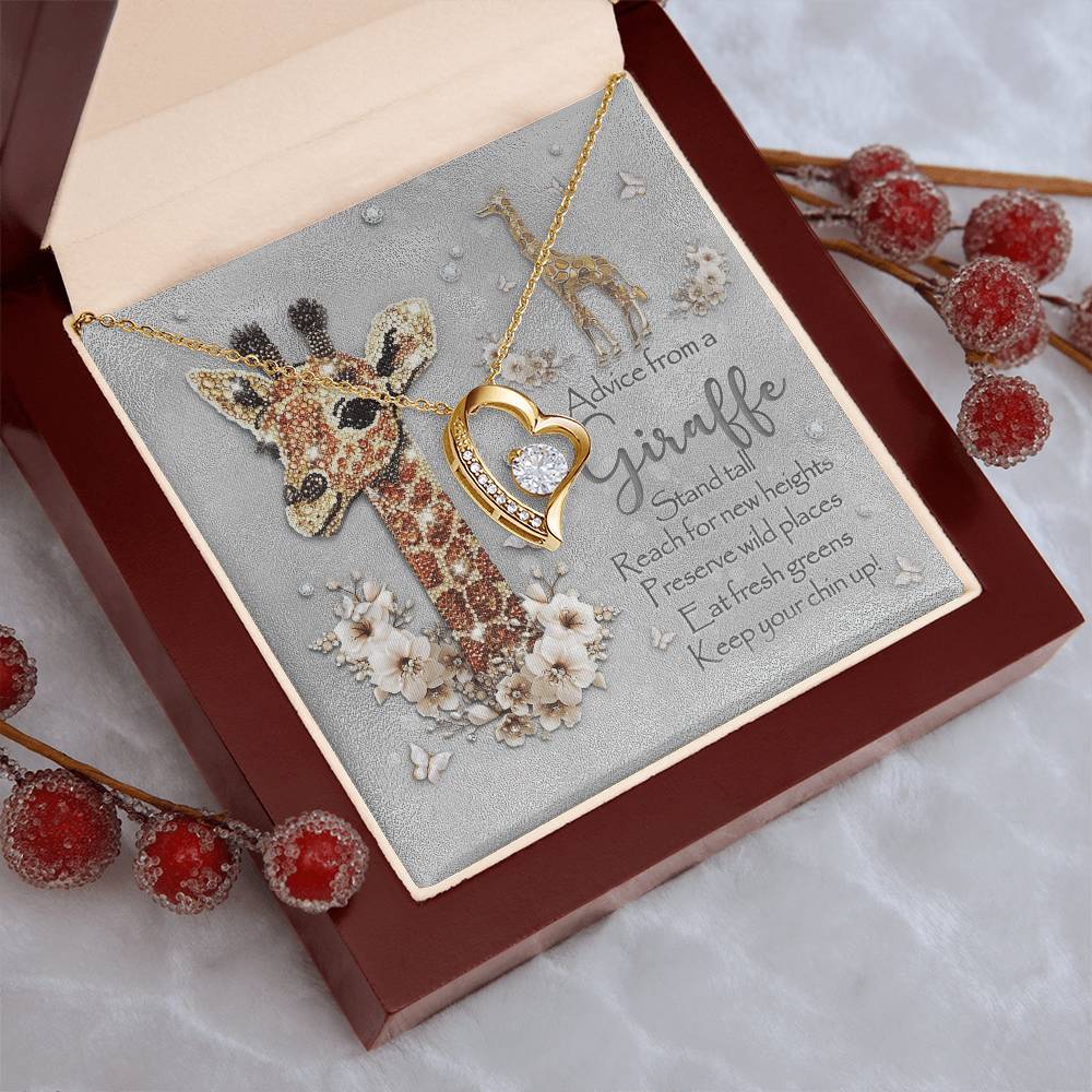 Mother Daughter Giraffe Necklace Daughter Gift From Mom To My Daughter Daughters Birthday Forever Love Necklace