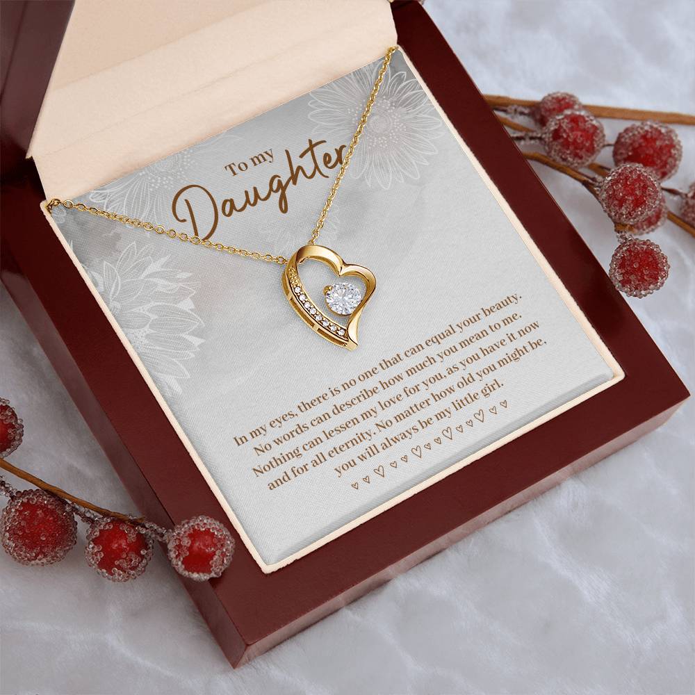 To My Daughter Daughters Birthday Unique Grown Up Daughter Daughter Birthday Gift Daughter Jewelry Daughter Necklace Daughter Gift Necklace Gift For Forever Love Necklace