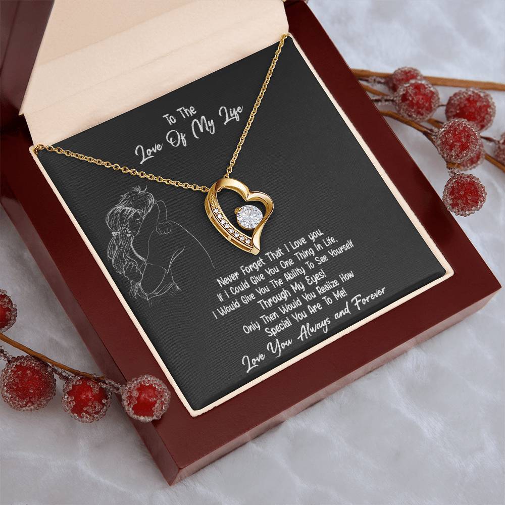Never Forget That I Love You 💗 Forever Love Necklace