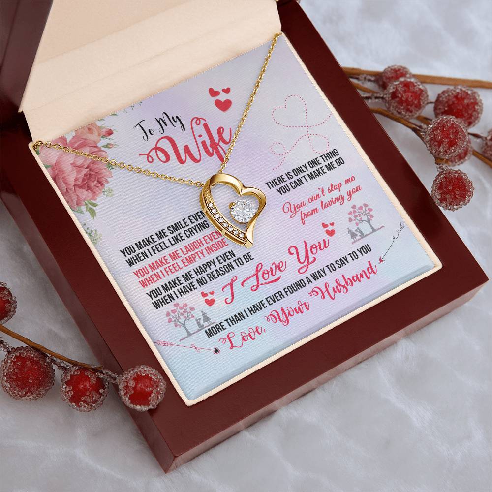 Forever Love Necklace To My Wife I Love You 1 Forever Love Necklace
