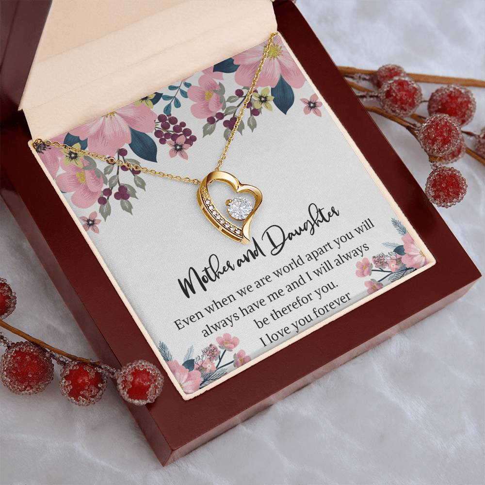 Mom And Daughter Necklace Mother Daughter Jewelry Mother Daughter Mother Daughter Necklace Mother & Daughter Gifts 1 Forever Love Necklace