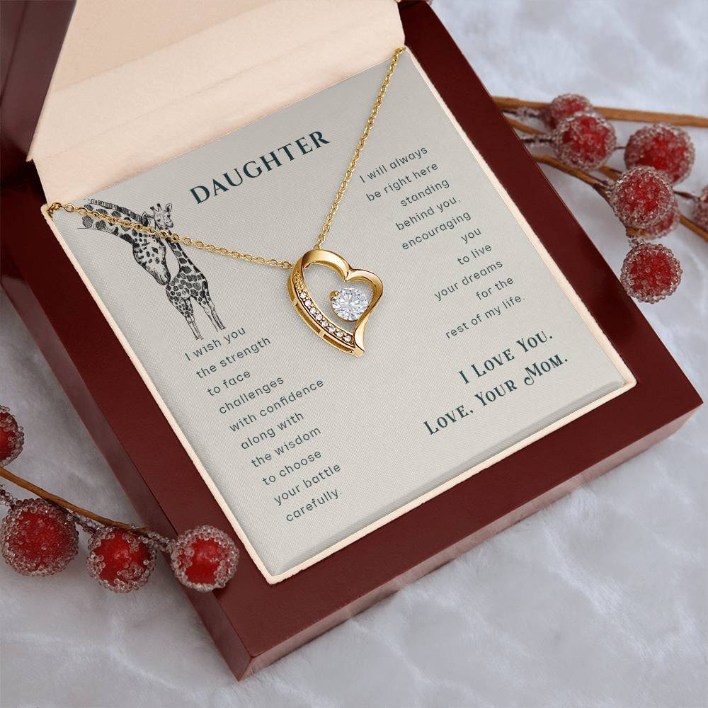 Gift For Daughter From Mom Daughter Mother Necklace Giraffe Necklace Mother And Daughter Mom Gifts From Daughter Gift For Mom From Daughter Forever Love Necklace