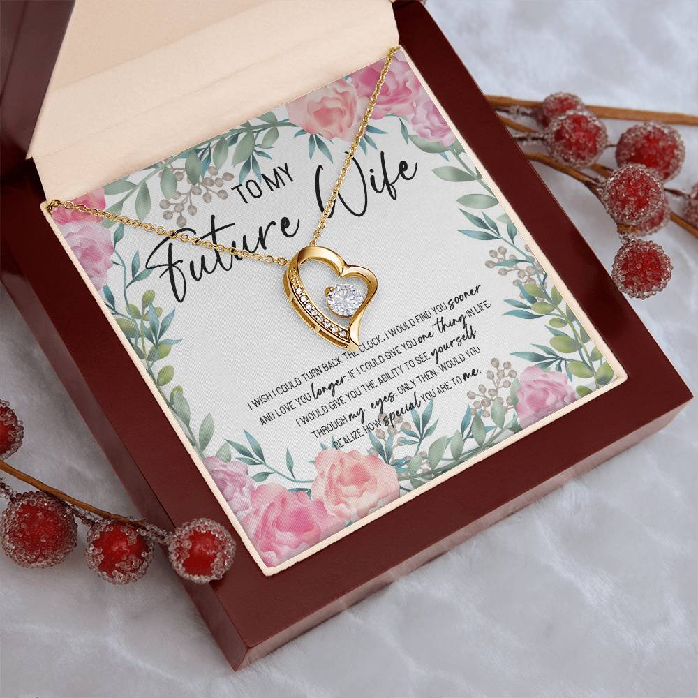 My Future Wife Necklace Gift To My Wife Necklace Customize Future Wife Necklace Necklace For Wife Necklace Gift For Wifewife Forever Love Necklace