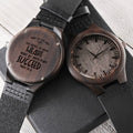 Graduation Gift For Son The Desires Of Your Heart Make Al Your Plans Succeed Engraved Wooden Watch