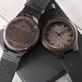 Grandson Gifts From Grandad Grandma To My Grandson Grandson Graduation Inspirational Gifts For Grandson Engraved Woode Engraved Wooden Watch