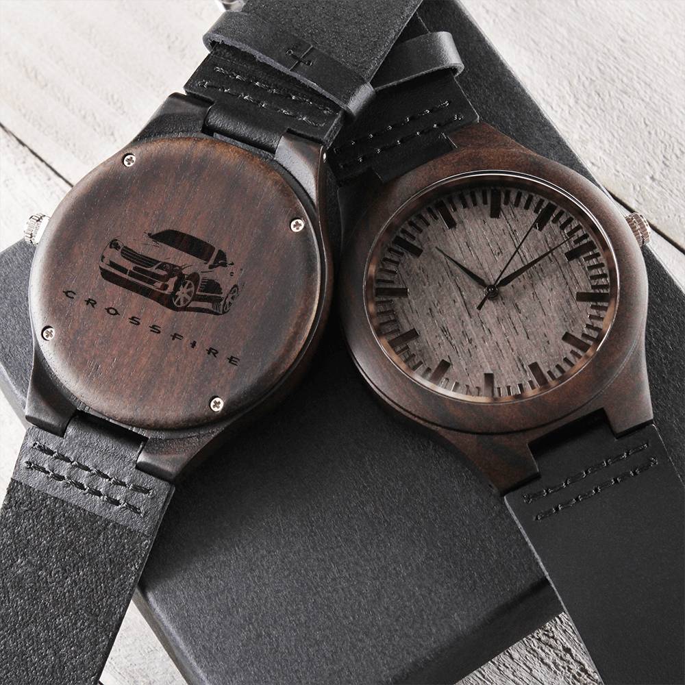 Chrysler Crossfire Roadster Laser Engraved Sandalwood Watch Car Lovers Gift For Him Or Yourself Engraved Wooden Watch