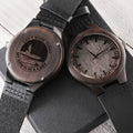 Engraved Watch Gift For Dad Father's Day Gift For Daddy Birthday Gift For Dad Engraved Watch For Him Father Gift From 5 Engraved Wooden Watch
