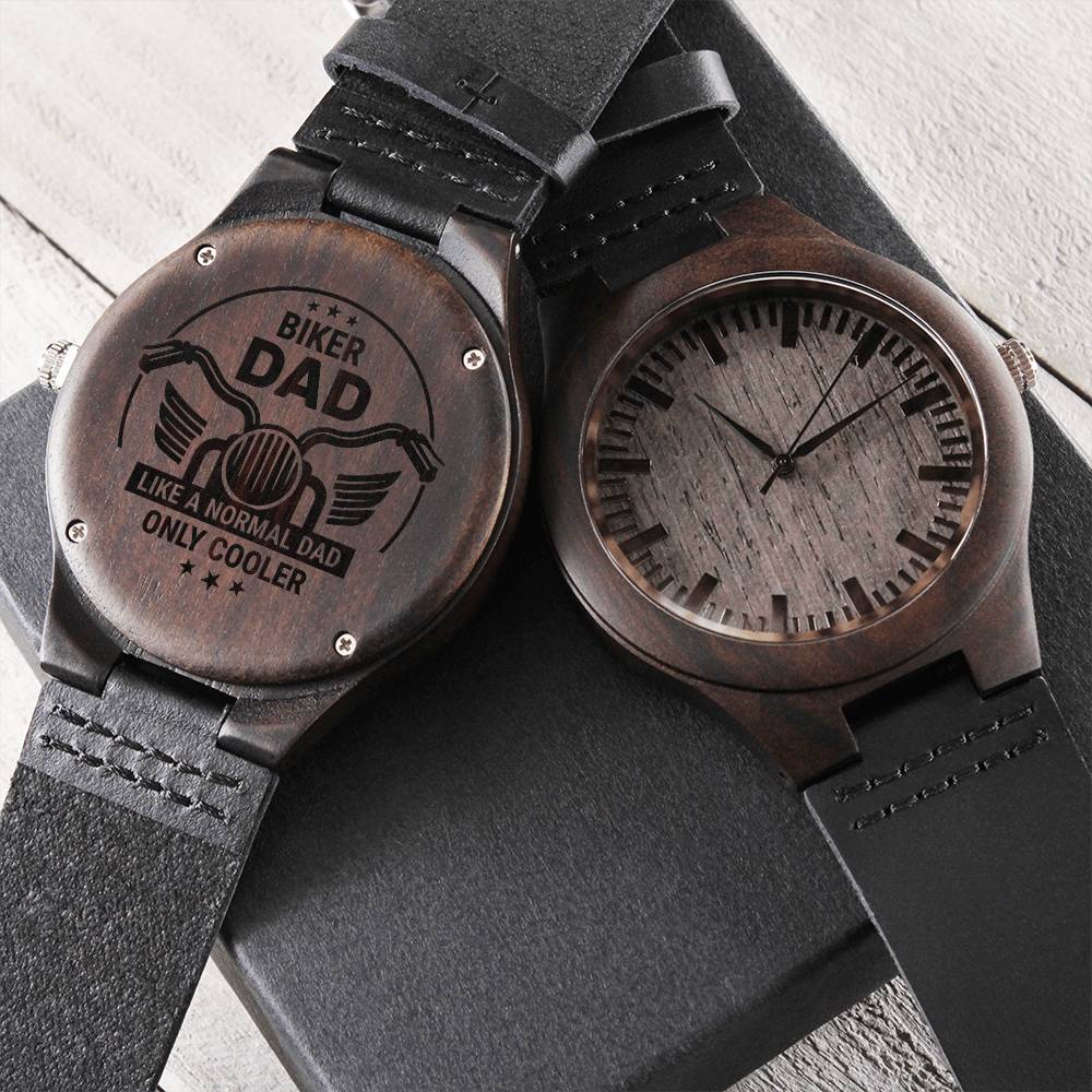 Ride Safe Daddy Engraved Watch Drive Safe Engraved Watch Men Unique Men's Watches Husband Gift Watch Motorcycle Engrav1 Engraved Wooden Watch