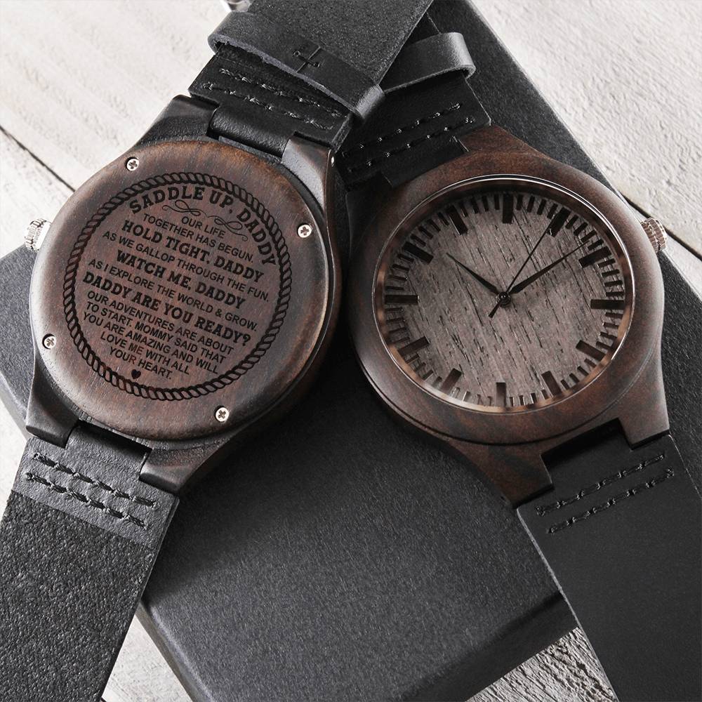 Stay Safe Firefighter Dad Best Gift For Firefighter Daddy I Need You Here With Me Personalized Watch Firefighter Gift Engraved Wooden Watch