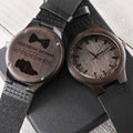 I Found My Women But I Still Need My Boys Engraved Wooden Watch