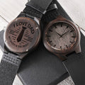 I Lave Dad - Best Dad - My Daddy Is The Best Daddy Day Fathers Day Gift Watch Wood Watch Men's Watch Fathers Day Gift Engraved Wooden Watch