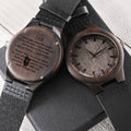 To My Son - Beautiful Chapters - Engraved Wooden Design Wooden Watch To My Son Watch Son Christmas Gift For My Son Gr Engraved Wooden Watch