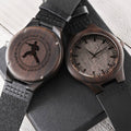 To My Karate Son To My Son Gift Watch - Gift For Son Groom On Wedding Day Love From Mom Engraved Wooden Personalized Engraved Wooden Watch