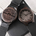For Groomsman2 Engraved Wooden Watch
