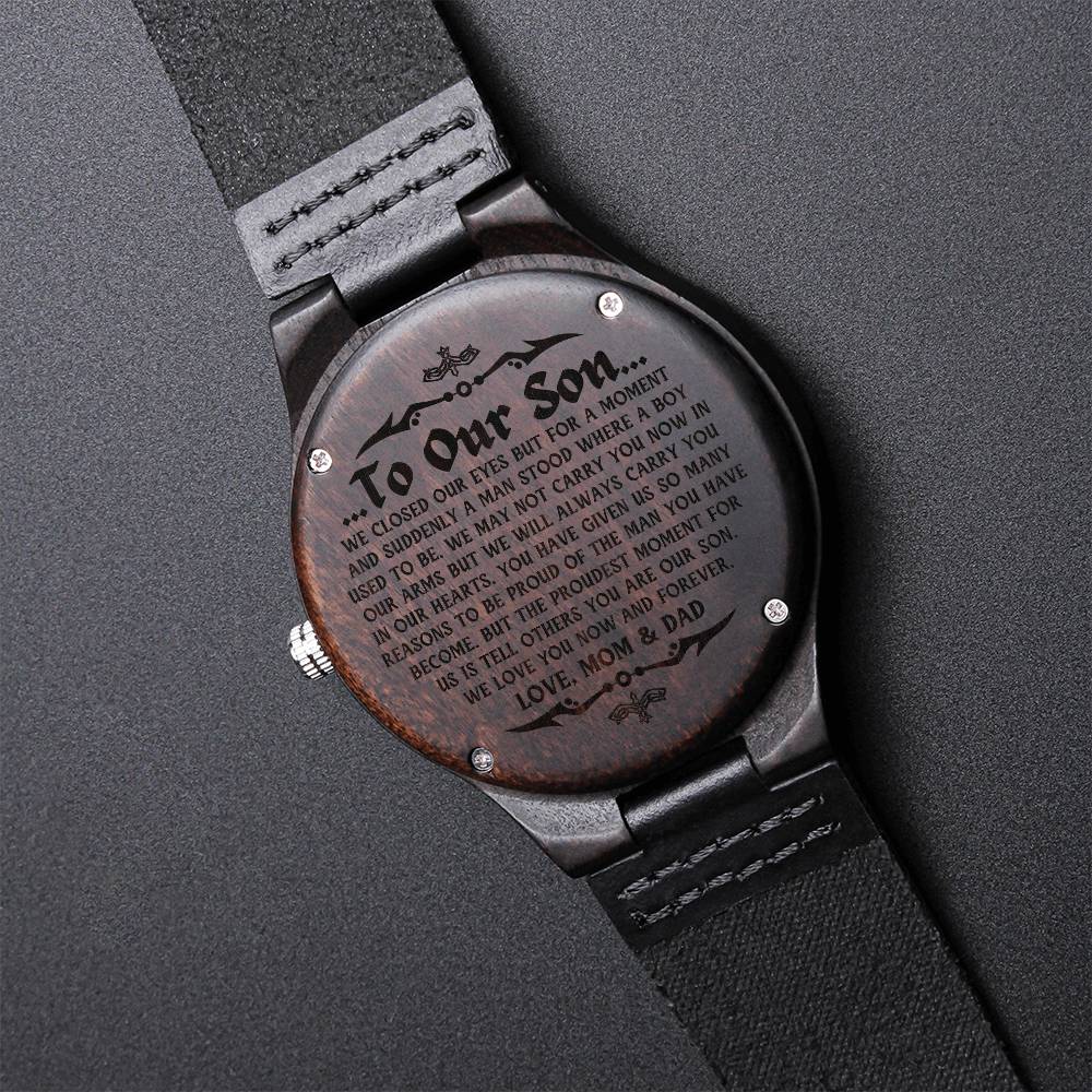 Graduation Gift For Son For Graduate Best Graduation Gift For Son Class Of 2022 High School Gradua Engraved Wooden Watch