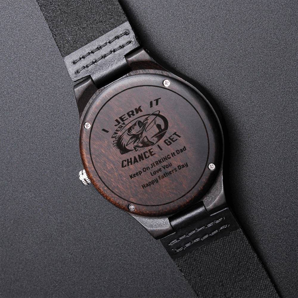 Fathers Day Gift From Daughter And Son Beautiful Wooden Watch Gift From Dad To Son To My Son Gift Engraved Wooden Watc Engraved Wooden Watch