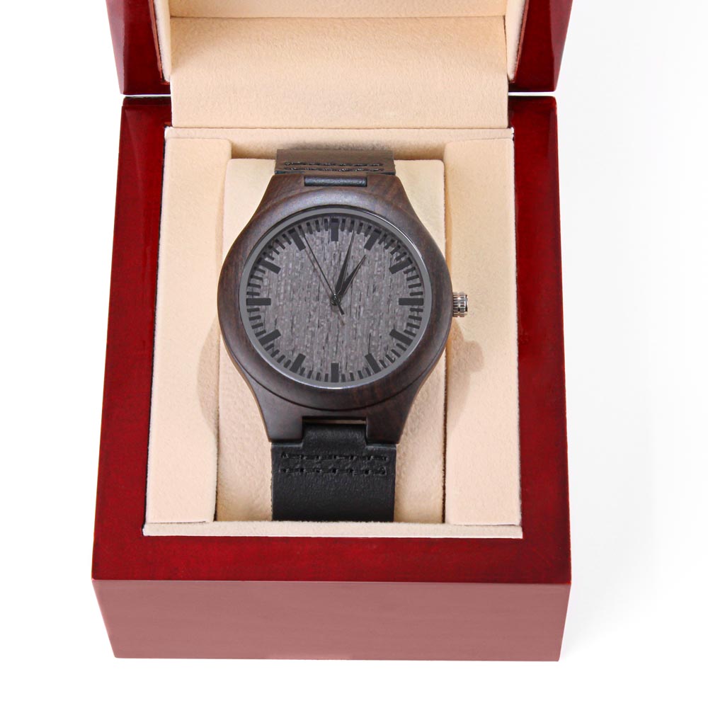 Stay Safe Firefighter Dad Best Gift For Firefighter Daddy I Need You Here With Me Personalized Watch Firefighter Gift Engraved Wooden Watch