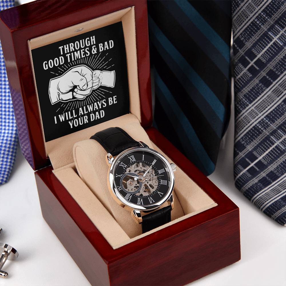 Son - Through Good Times & Bad - Men's Openwork Watch