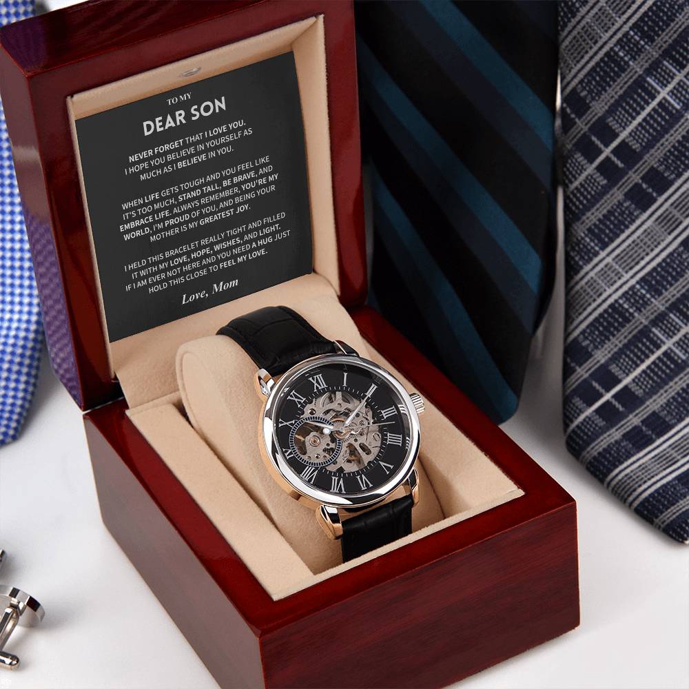 Openwork Watches Son Gift