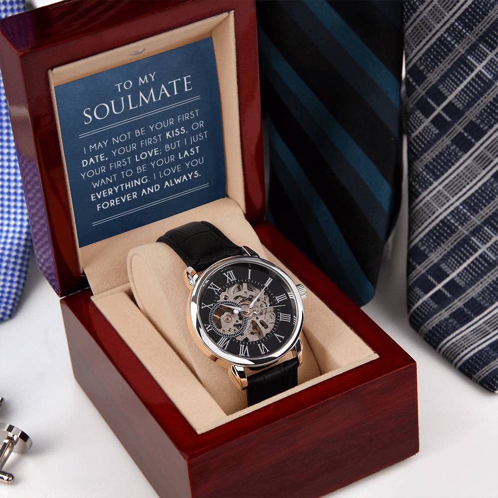 To My Soulmate - Special Gift Luxury Openwork Watch