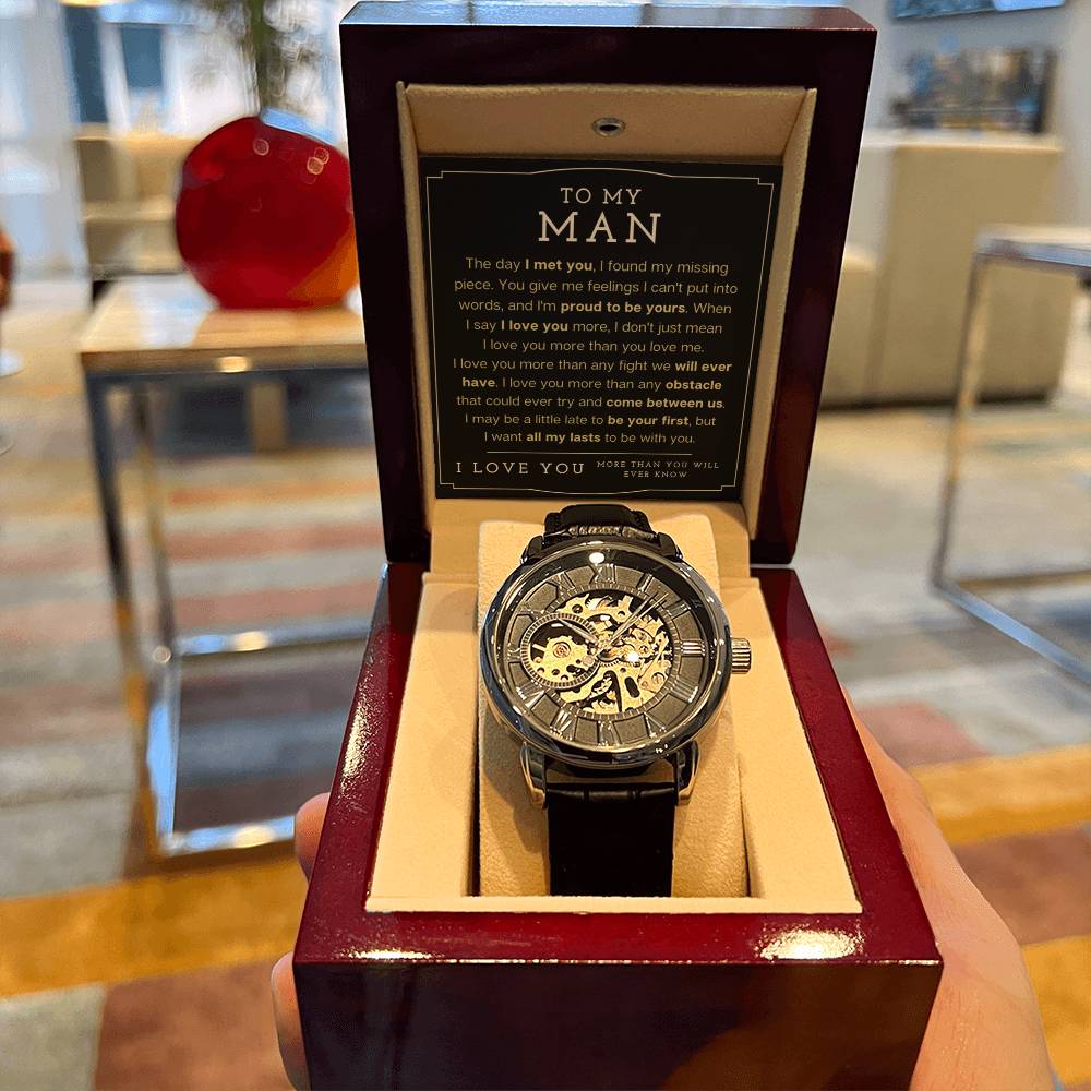 To My Man Openwork Watch