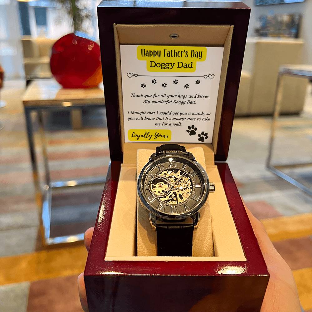 Doggy Dad Special - Men's Openwork Watch