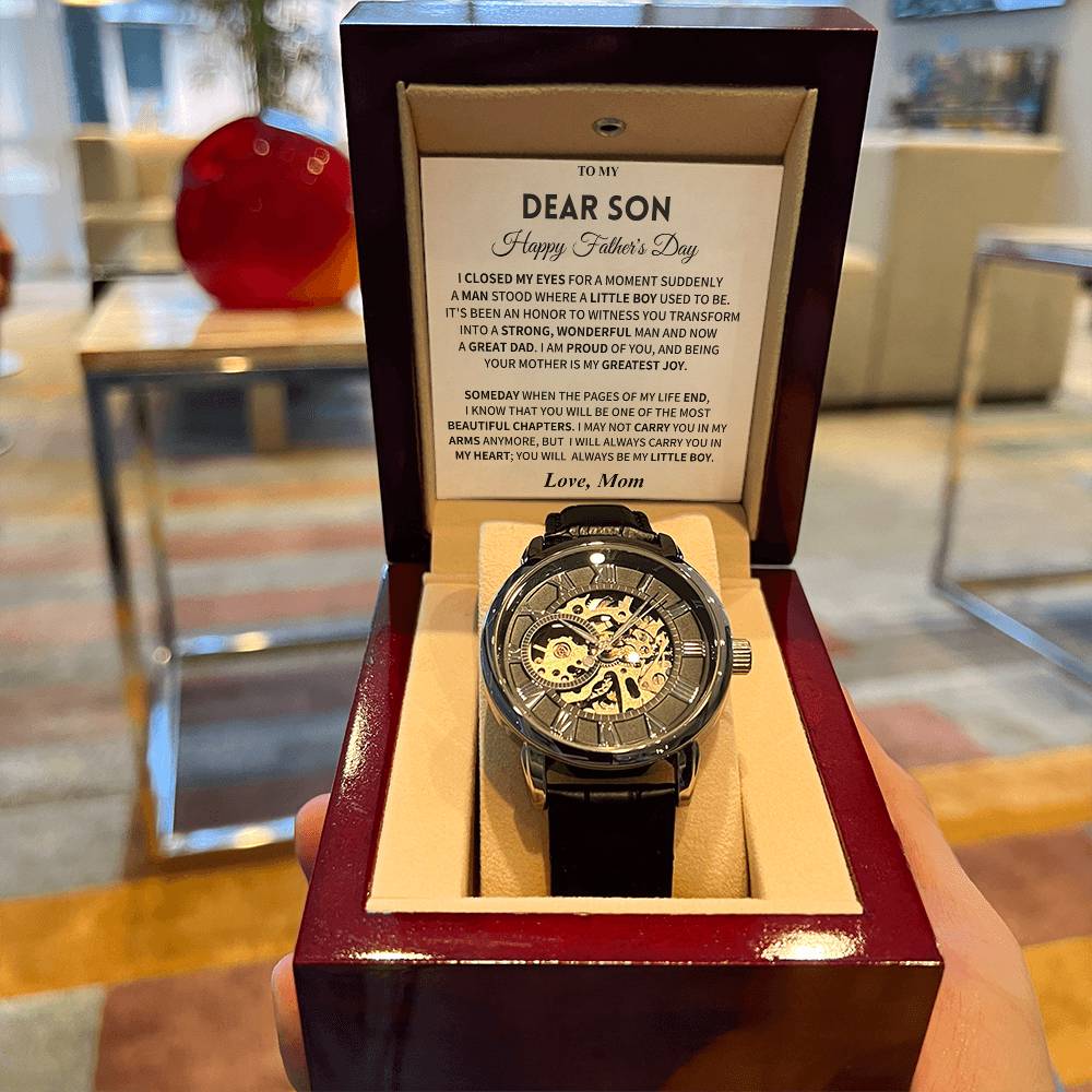 Father's Day Son Gift - Openwork Watches