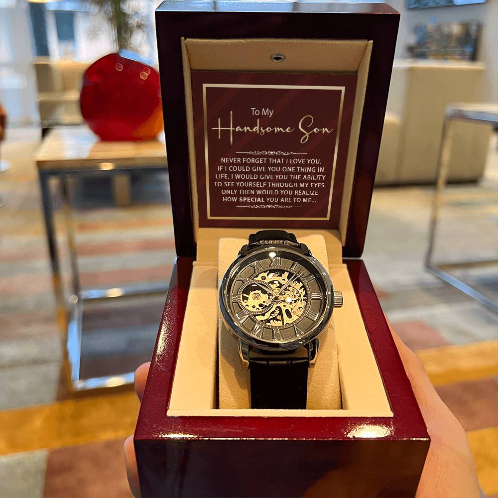 Men's Openwork Watch For Son