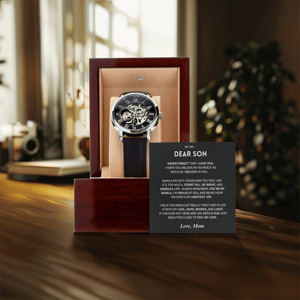 Openwork Watches Son Gift