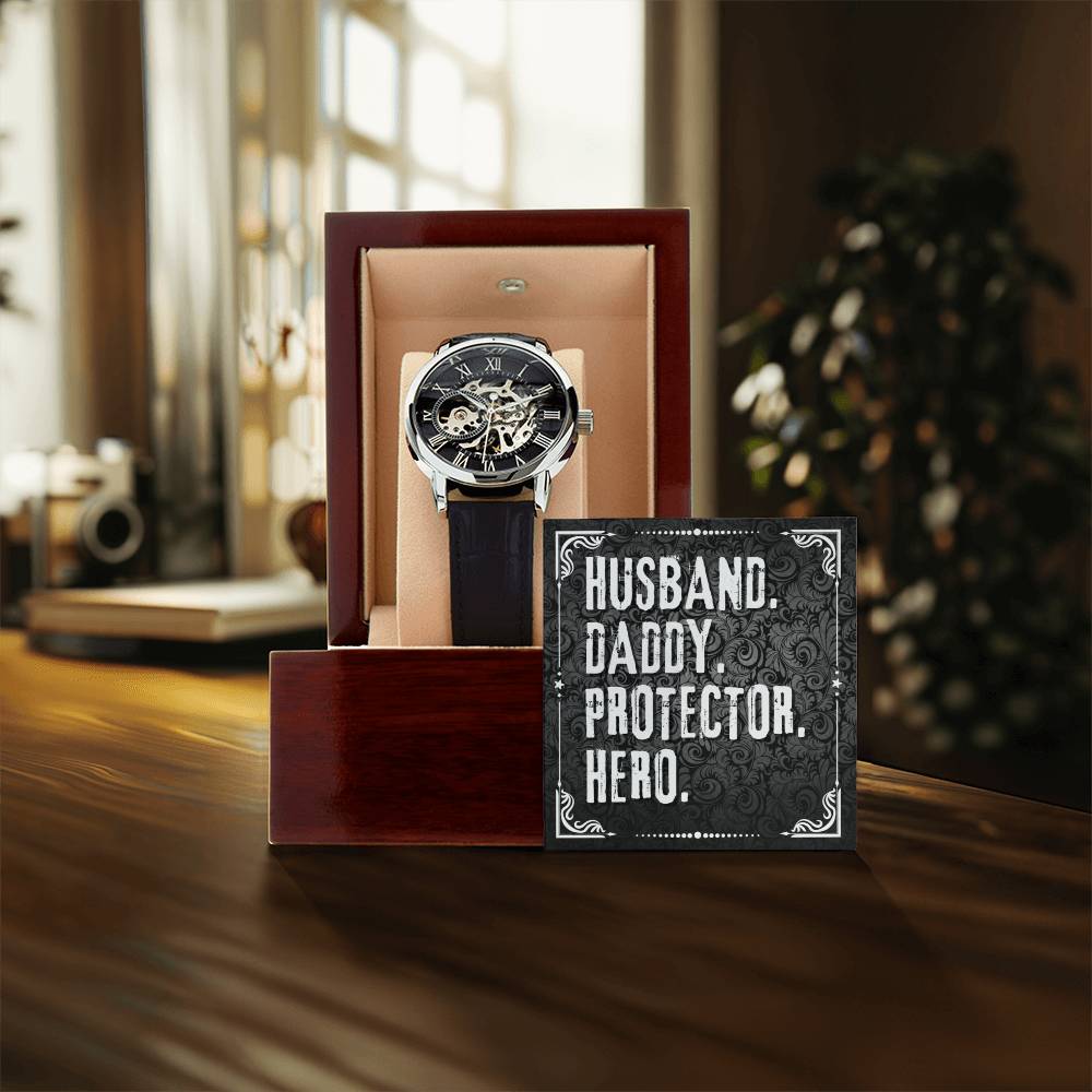 Awesome Men's Openwork Watch Gift