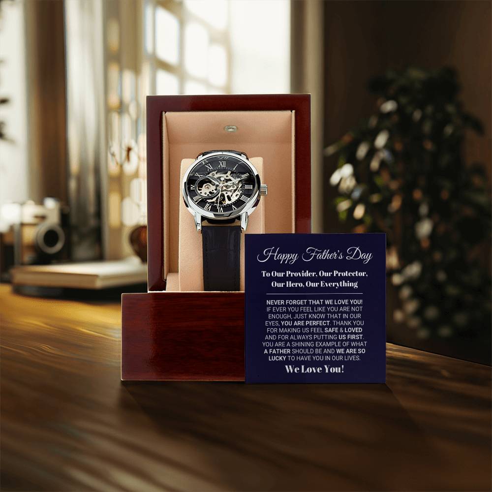 Our Everything Father's Day Openwork Watch