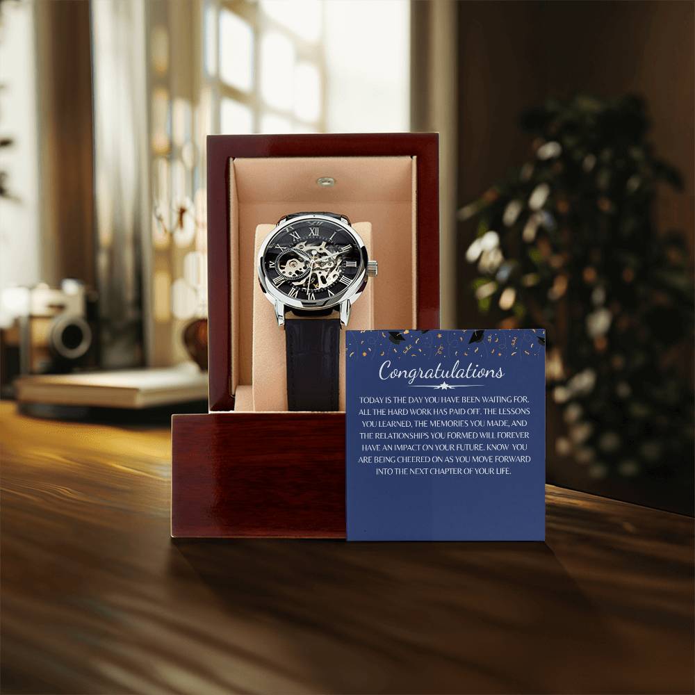 Congratulationstoday Is The Day You Have Been Waiting For - Openwork Watches