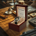 Gift For Husband Important To Me Men's Openwork Watch