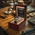 To My Man I Love You Openwork Watches