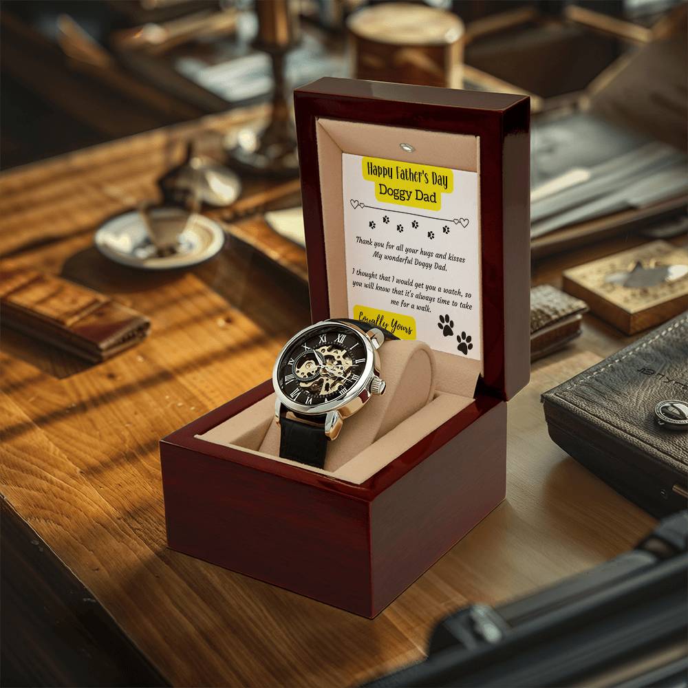 Doggy Dad Special - Men's Openwork Watch