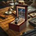 To Son From Parents Law School Graduation Gift Openwork Watch