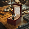 Fathers Day Gift For Dad To My Dad Openwork Watch Gift For Dad From Son Dad Birthday Gift